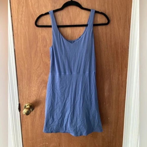 Aerie Offline Real Me Low Key Active Blue Dress - Picture 5 of 5